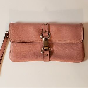 Fashion Express Rose Pink Wristlet Clutch